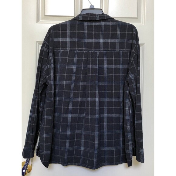 ARCHITECT WOMEN'S TOPS PLUS SIZE 2X PLAID CORDUROY COLLARED NECK 100% COTTON 98 - Picture 6 of 11